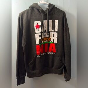 Smart Blanks California Hoodie, Size Medium. Dark Gray.